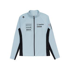 데상트 SWISS SKI 인스파이어드 풀집업 래쉬가드 SP223EKT58SKY