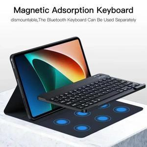 삼성 갤럭시 탭 S6 용 키보드 커버, 10.5 인치 SM-T860 블루투스 백라이트 태블릿 Funda 케이스