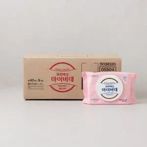 크리넥스 마이비데 밸런스케어 캡 40매x9 (온)