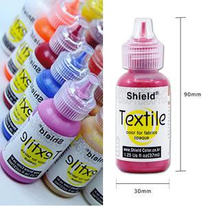KC인증 쉴드 텍스타일 패브릭 염색 물감 37ml 낱색 50색 DIY