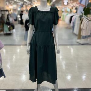 [숲]여름 예술핏 스퀘어넥 반팔 롱원피스 OB5OPR5