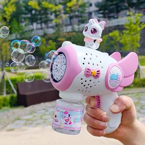 위시캣 아이냥 자동 버블건 고양이 캐릭터 비눗방울 놀이 장난감