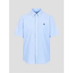 빈폴 BEANPOLE MEN 옥스퍼드 솔리드 반소매 셔츠 스카이 블루 BC5565C30Q 337330