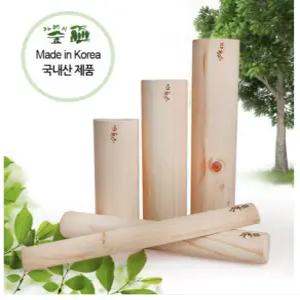 국산 편백나무 베개 경침 목침 마사지봉 거북목 일자목 목배게 경추 허리운동 디스크