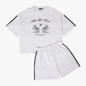 [더데이걸] 박시핏 반팔 셋트 TGMS25301