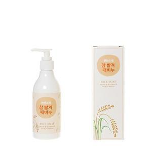 에코스킨 천연 수제 참 쌀겨 때비누 250ml 사은품 증정
