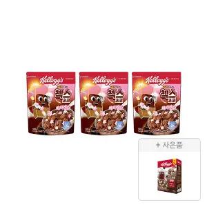 켈로그 첵스초코 마시멜로 400g, 3개 + 증정(첵스초코 쿠키앤크림 120g, 1개)