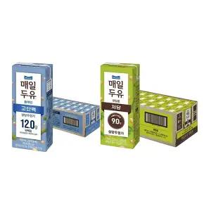 매일두유 고단백  190ml, 24개 + 렌틸콩 190ml ,24개