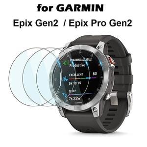 Garmin Epix Pro Gen2 51mm 47mm 강화 유리 안티 스크래치 보호 필름 2 용 3PCS 스마트 시계 화면