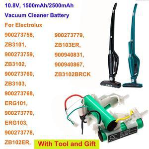 Electrolux ZB3101 ZB3102 ZB3103 ERG101 ERG103 ZB102ERZB103ERZB3102BRCK용 OrangeYu 1500mAh/2500mAh 배