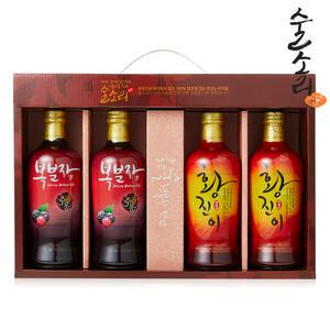 주몽 황진이 375ml 선물세트 2호 주몽2병, 황진이2병