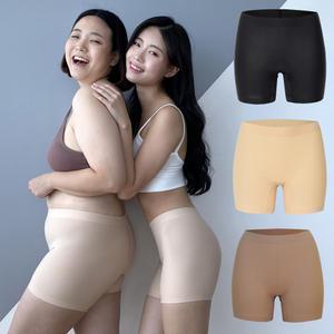 프리미엄 여성 사각 드로즈 팬티 노라인 심리스 무봉제 빅사이즈 누디 라인 햄팬티 속옷 보이쇼츠 개별포장