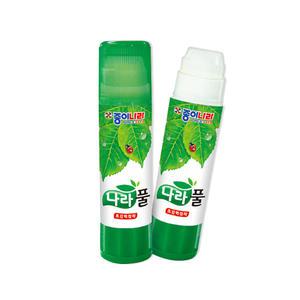 종이나라 투명 풀 35g 12개입 사무용품 고체풀 딱풀