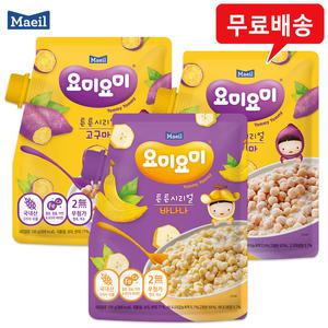 요미요미 튼튼시리얼 100gx3봉(고구마2+바나나1)/무배