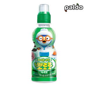 팔도 뽀로로음료수 사과맛 235ml 18개 사과맛주스 무배 키즈음료수 아이간식 어린이음료