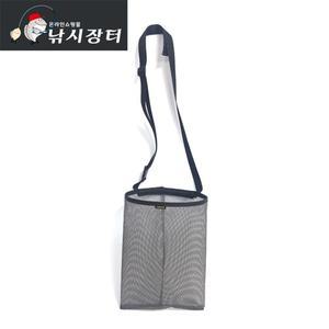 [낚시장터] 다용도 채집가방 채집망 약초채집 해루질망 다슬기망 그물가방 가로 약26cm 세로 약33cm