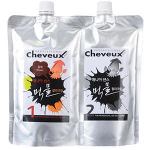 디어스 슈보 매니아 센스 먹물 칼라크림 1제500ml+2제500ml