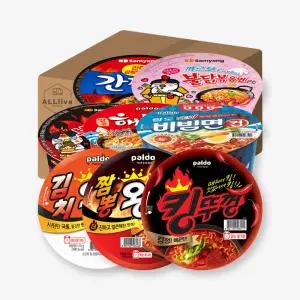 삼양 팔도 컵라면 16개 18개 골라담기 까르보 로제 치즈 불닭볶음면 간짬뽕 파스타 짬뽕 왕뚜껑 비빔면 큰사발 큰컵 소컵