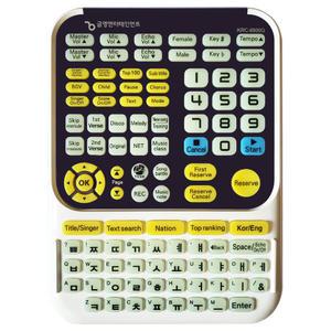 금영 노래방기기 반주기 영문 리모콘 KRC-8800G