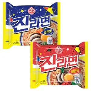 오뚜기 진라면 40봉/매운맛/순한맛