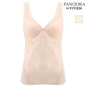 판도라by비비안 파워넷 플라워레이스 바디쉐이퍼 치마올인원 (소프트브라운/75A-90B) BT3735
