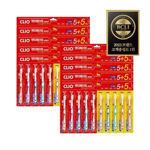 크리오 덴티메이트 오리지널 초극세모 칫솔 5+5입 x10개(총 100개)