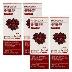 푸드올로지 콜레올로지 600mg x 60정 4통