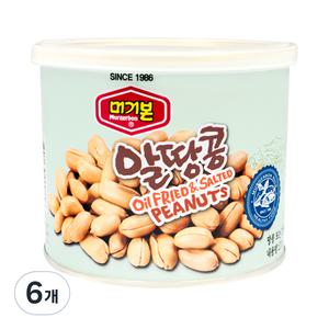 머거본 스낵 간식 패키지 알땅콩 6개 270g