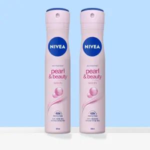 [니베아]니베아 데오드란트 스프레이 펄 앤 뷰티 200ml x 2개