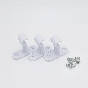 [XB36JKM8]커튼브라켓 15mm 3p set 백색 커튼고리