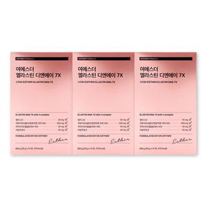 여에스더 엘라스틴 디엔에이 7X 20g X 14포 3박스 에스더포뮬러 닥터에스더 DNA 콜라겐 말엘라스틴 홈쇼핑