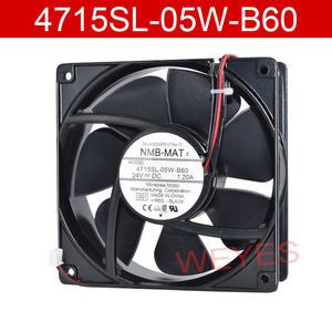 NMB-MAT 인버터 알루미늄 프레임 팬 4715SL-05W-B60 24V 1.20A 120x120x38mm