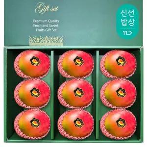 썬리지 항공 직수입 달콤쫀득 프리미엄 브라질산 애플망고 선물세트 3.5kg (6-9과)