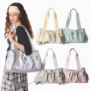 [마스마룰즈][파우치세트] glossy shoulder duffel bag_5color