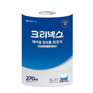크리넥스 에어셀 점보롤 1팩 270mx16롤 box 1겹 유한킴벌리 45339