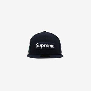 X 뉴에라 그린치 박스로고 스냅백 모자 네이비 FW24H102 NAVY