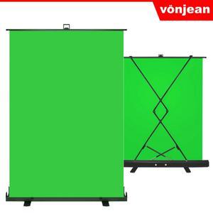 [본젠]VDR-M162 포터블 이동식 크로마키 그린 롤스크린 165X200cm (스튜디오 브이로그 사진 영상 촬영)