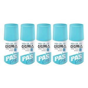 [기타]신신파스 쿨연고 60g 바르는 롤온 타입 5개 (WA914F6)