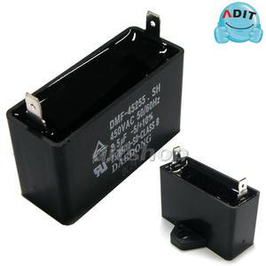 ADIT - 450V 2.5uF 국산정품 모터 콘덴서 선풍기 에어컨 실외기 환풍기 보일러 펌프 후드 기동콘덴서 커패시터 사각수지 선풍기부품