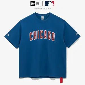 뉴에라 MLB 시카고 컵스 레터링 로고 티셔츠 하이 타이드 14536494