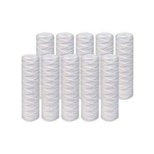 10인치 와운드 필터 (254mm) (10개입) 카트리지 녹물제거 마이크론 실 지하수 정수 부직포
