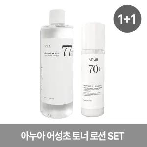 아누아 어성초 77% 수딩 토너 500ml +어성초 70 데일리 로션 200ml