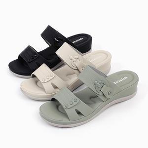 2401 최고급알도피유 여자 직장 키높이4cm 여성슬리퍼