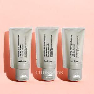허블룸 선크림 카밍 데이즈 비건 선스크린 병풀 진정 SPF50+ 50ml 3개