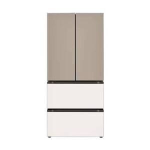 [LG] LG전자 오브제컬렉션 4도어 491L 미스트 클레이브라운+미스트 베이지 (Z494GCB151S) (O)