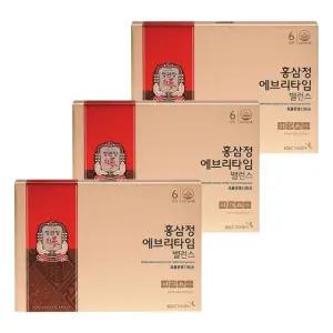 정관장 홍삼정 에브리타임 밸런스 10ml x 20포 3박스