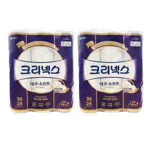 유한킴벌리 크리넥스 데코앤소프트 3겹 35m 24롤 x 2팩