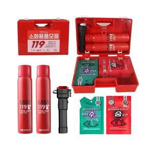 화재 방연마스크 피부보호 소화 소방 탈출 키트 벽걸이 소화기 탈출 해머 랜턴