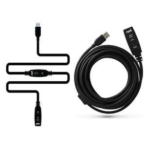 USB3.0 연장케이블 AM-AF 신호증폭기내장 2중차폐 15M USB연장케이블 USB리피터 USB3.0연장케이블 USB3.0리