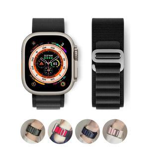 Apple Watch 밴드용 알파인 스트랩 46mm 44mm 40mm 49mm 45mm 41mm 42mm 나일론 팔찌 Iwatch Ultra 2 S10 9 3 4 5 6 7 8 SE 밴드